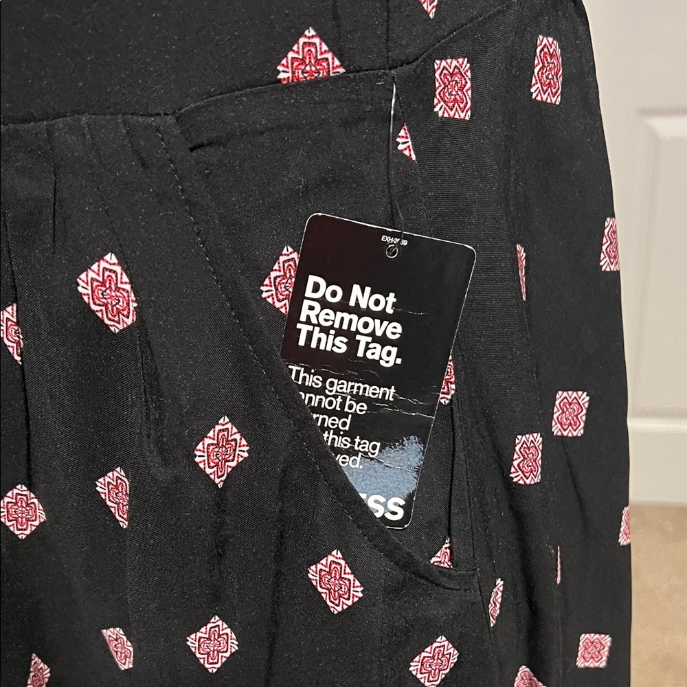 Express Black Dress with Pink Accents - Picture 5 of 7